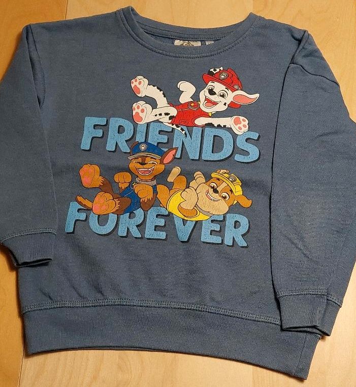 Paw Patrol Set Shirt und Pullover in Größe 122 128 für Jungen in Großbeeren