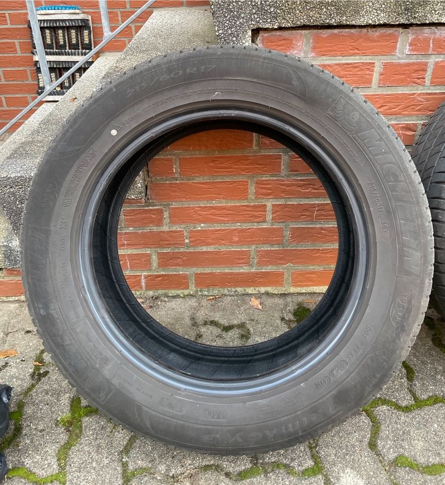 Sommerreifen 215 60 R17 Michelin Primacy 3 / Conti Eco Contact 5 in Seevetal