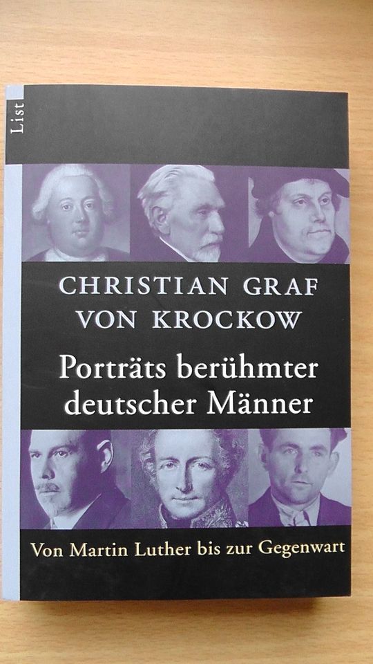 Porträts berühmter deutscher Männer   Christian Graf von Krockow in Beucha