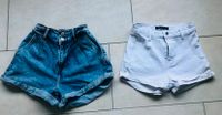 2 tolle Jeans Shorts Gr. 34 weiß und blau Bershka Aachen - Aachen-Mitte Vorschau