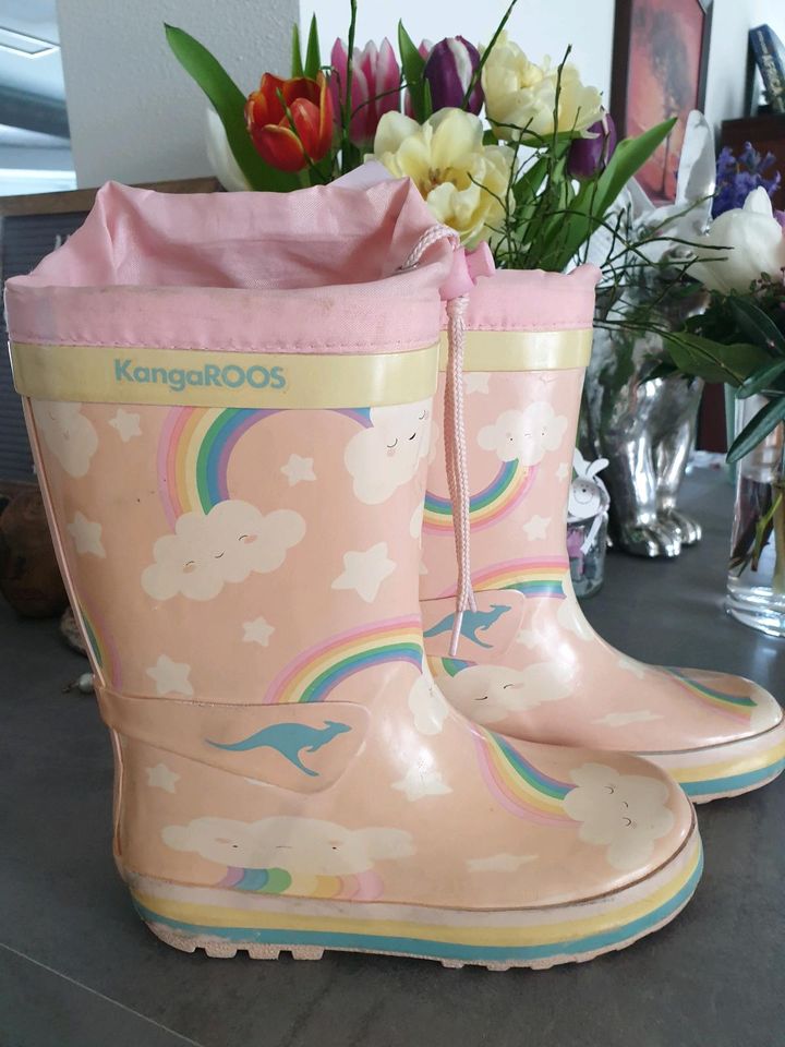 Gummistiefel mit Regenbogen,  KangaROOS, Gr. 29 in Rietheim-Weilheim