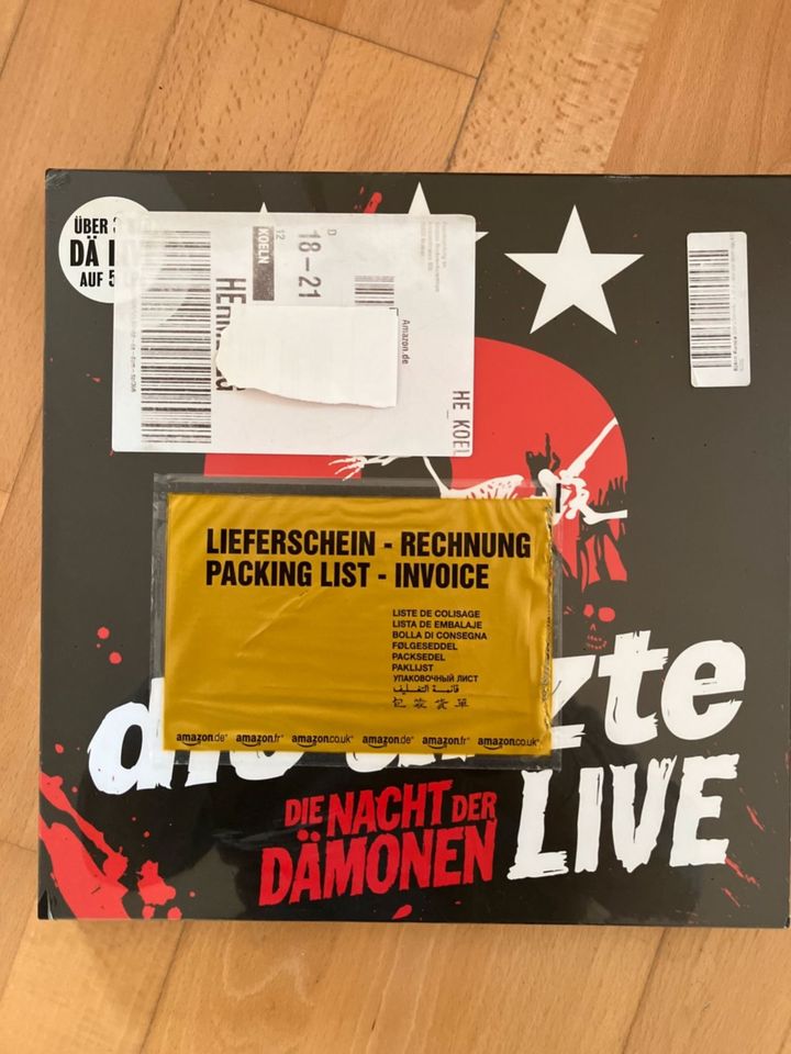 Die Ärzte - Die Nacht der Dämonen - Live - Vinyl 5 Lps - Neu in Bonn