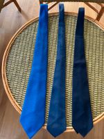 Vintage Retro Krawatten Schlipse blau, 50er 60er Jahre Hessen - Biebertal Vorschau