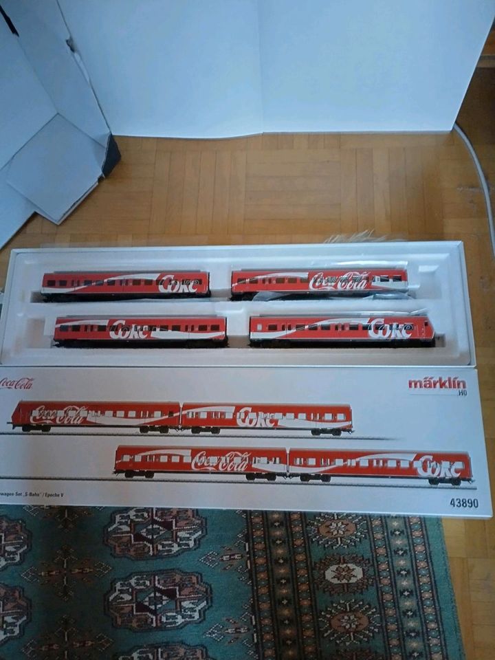 43890 HO Märklin Personenwagen Set coca-cola in Düsseldorf