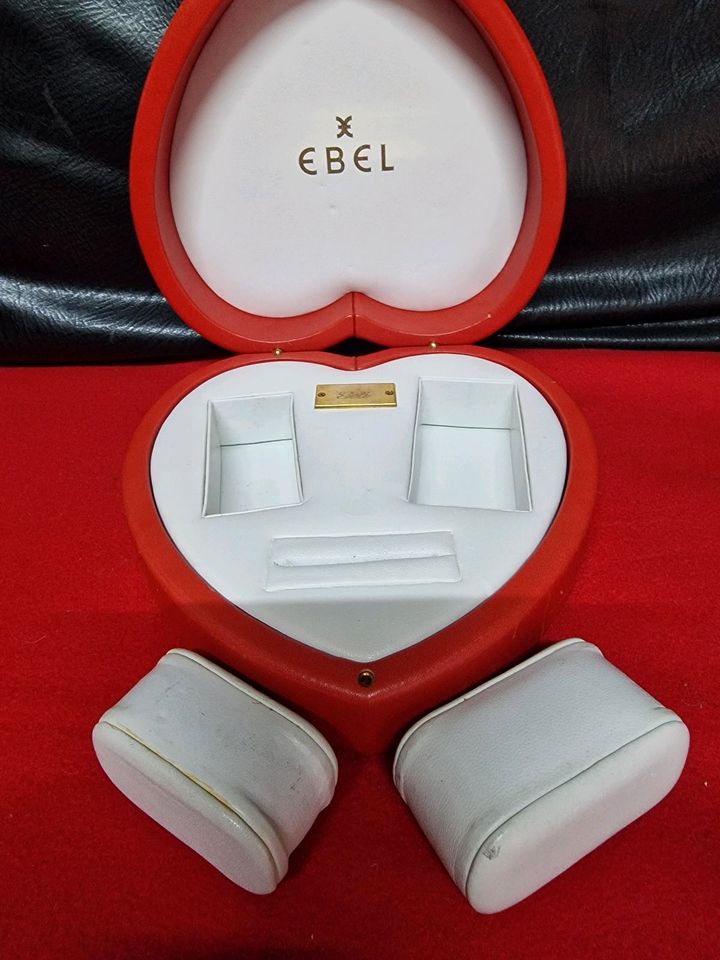 Original EBEL Uhrenbox / Schmuckbox / Leder / Rarität / TOP! in Rudersberg