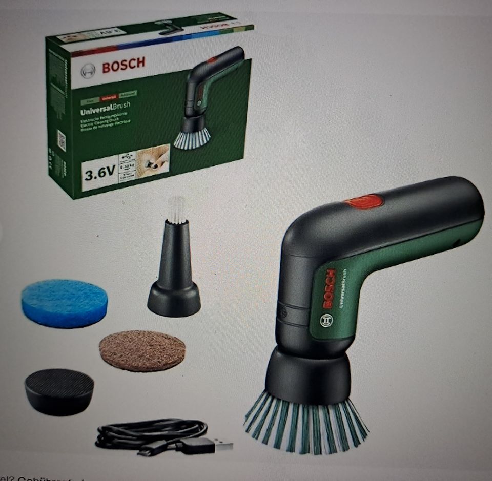 Bosch Home and Garden Akku Reinigungsbürste Universalbrush Integr in Hamburg