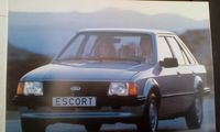 Ford Escort 1980 Prospekt Preisliste und escort-cup Reglement Hessen - Bad Hersfeld Vorschau
