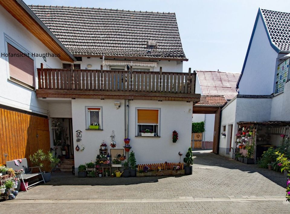 Provisionsfrei für Käufer! Hofreite mit vermieteten Wohnungen zu verkaufen. in Appenheim