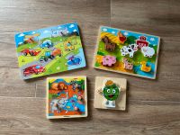 4x Steckpuzzle Legespiel Lernspielzeug Holz Montessori puzzeln Kusel - Pfeffelbach Vorschau