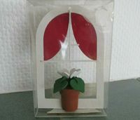 Holz Deko Fenster mit Blume weiß rot grün 15×10cm Geschenk Johan Nordrhein-Westfalen - Beverungen Vorschau