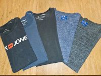 5 Shirts Jack&Jones und Champion  blau / grau Größe S Nordrhein-Westfalen - Oberhausen Vorschau