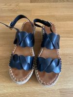 Primadonna  Sandalen 40 schwarz Plateau geflochten NEU Leder Baden-Württemberg - Friedrichshafen Vorschau