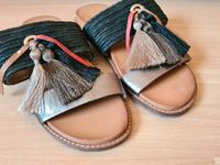 Neuw. Damen Pantolette Sandalen Leder Inuovo Gr.38 Urlaub boho Hessen - Darmstadt Vorschau