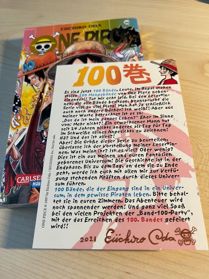 One piece band 99, 100 und 101 Erste Auflage mit Exclusiv zubehör in Bonn