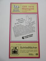 Ihr Zugbegleiter TEE 14 16 Rheingold Basel München Amsterdam 1987 Beuel - Schwarzrheindorf Vorschau