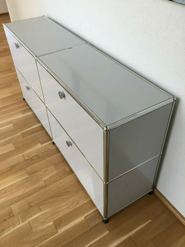 USM Haller Sideboard Lichtgrau 153x74x37cm Refurbished in Hamburg