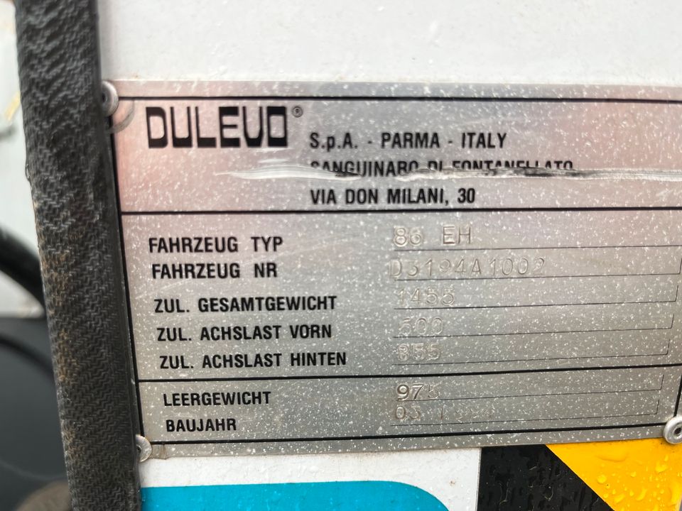 Dulevo Elektro Kehrmaschine - Defekt in Wettenberg