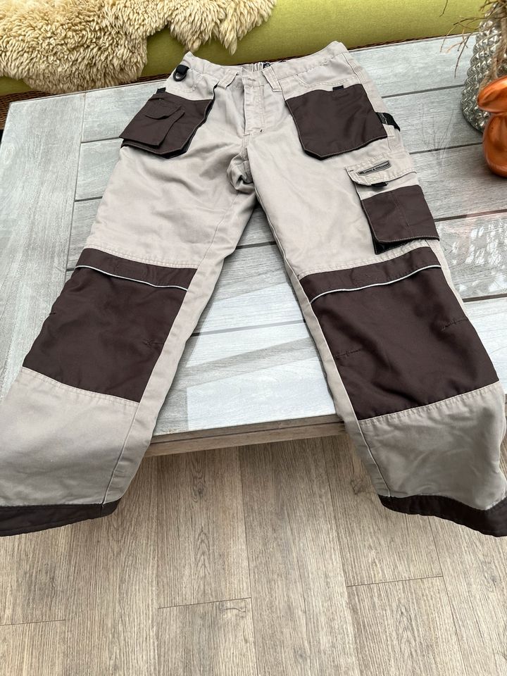 Leber&Hollman Hose Gefüttert Arbeitshose Gr.M Beige Braun in Hamm