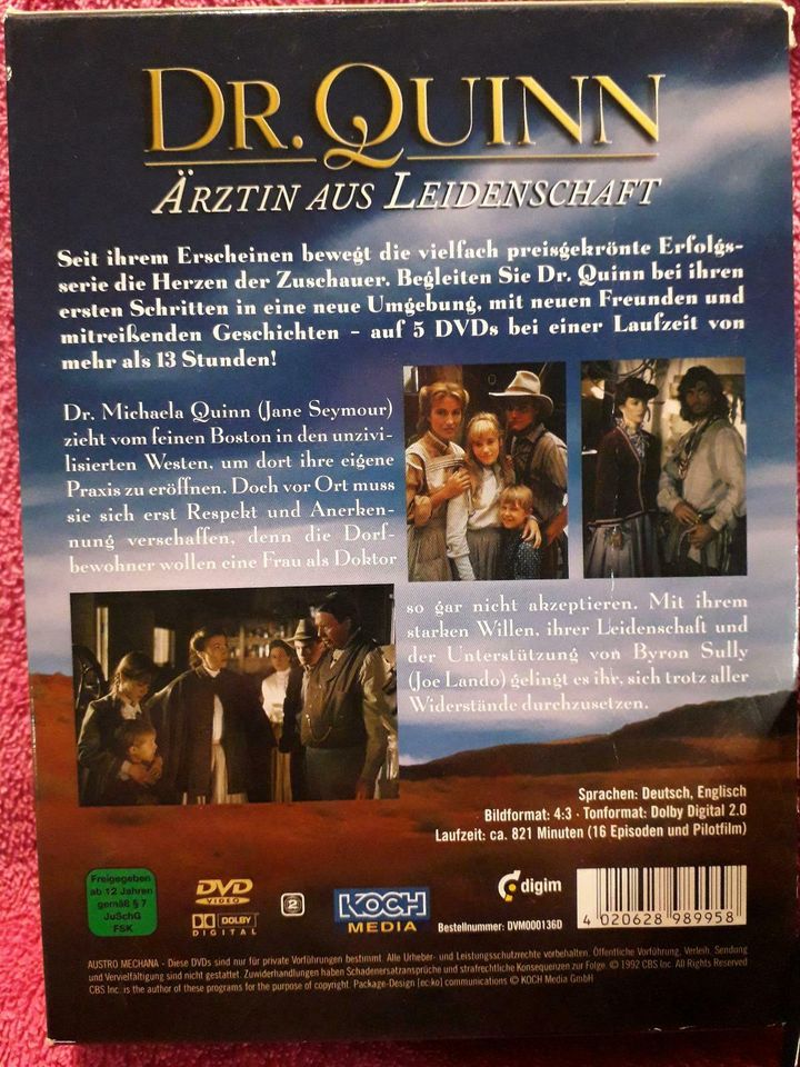 *neuwertig* DVD Set 1. Staffel " DR.QUINN " in Neuhausen