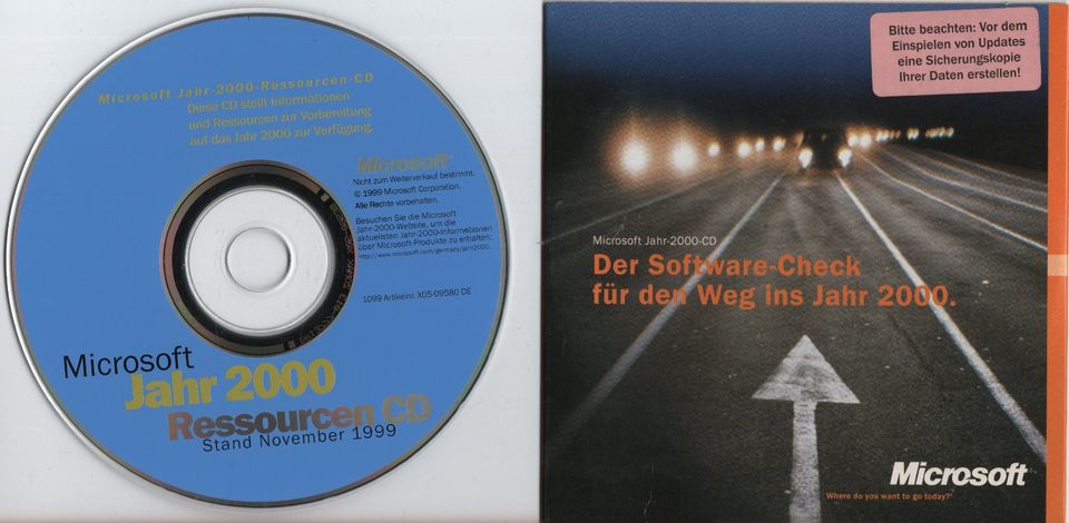 Microsoft Jahr-2000 CD in Berlin