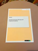 Transformationale Führung und Organisationskultur (Buch) München - Schwabing-West Vorschau