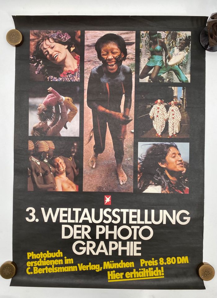 * POSTER PLAKAT 3. WELTAUSSTELLUNG DER PHOTOGRAPHIE 1973 in Berlin