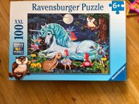 Ravensburger Puzzle 100 XXL ab 6 Einhorn Eule Hase Frankfurt am Main - Bergen-Enkheim Vorschau