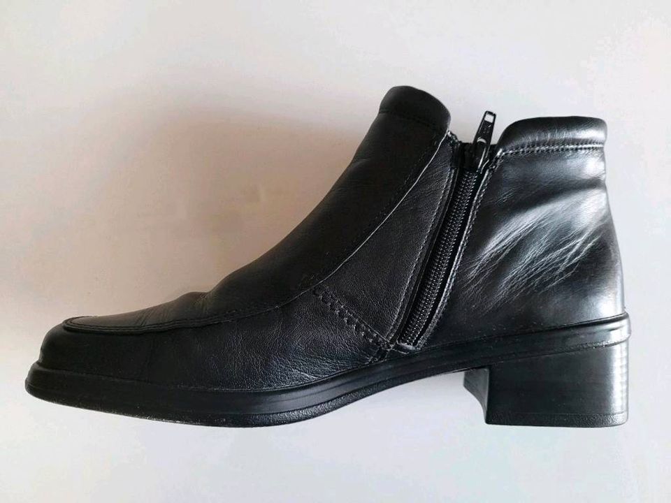 neue chice Gabor Stiefelette Boots Leder Gr. 41, schwarz in Elchingen