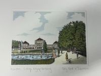 Orig. Radierung nach Delamare Schloß Nymphenburg Druck Bayern - Waldkraiburg Vorschau