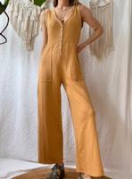 Free People Boho Beach Wide Leg Henley Overall XS Baden-Württemberg - Durmersheim Vorschau