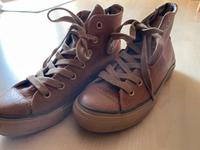 Neu Chucks Converse hoch high top Leder braun 36 5,5 3 1/2 Hessen - Bischofsheim Vorschau