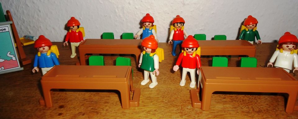 Playmobil N° 3522 – Schulklasse & Zubehör – 1984 – neuwertig in Erkrath