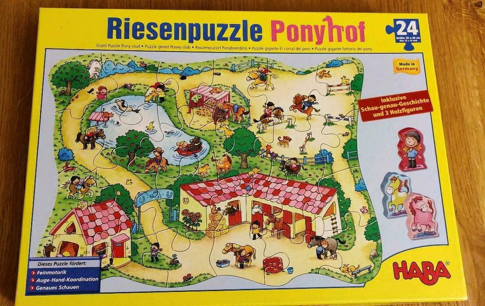 HABA Riesenpuzzle "Ponyhof" in Kr. München - Oberschleißheim |  Gesellschaftsspiele günstig kaufen, gebraucht oder neu | eBay Kleinanzeigen  ist jetzt Kleinanzeigen