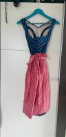 Dirndl Vintage blau rosa pinke Schürze Größe 40 Midi Bayern - Bad Reichenhall Vorschau