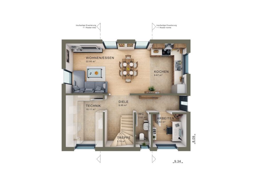 Schickes Einfamilienhaus mit PV, Speicher und Walmdach in Hamburg