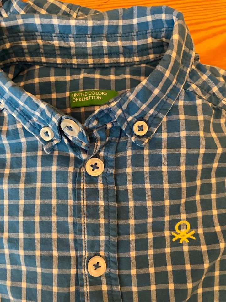 2 Hemden, Zwillinge, Benetton, Größe 82, neuwertig in Berlin