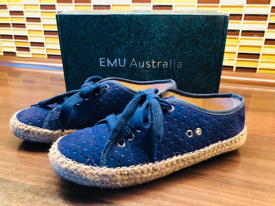 EMU Australia Schnürschuhe, blau, Gr. 36 in Essen