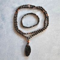 "YOOPERLITE" KUPFER MALA, 6 MM, MALA-ZAUBER, EDELSTEINKETTE Niedersachsen - Springe Vorschau