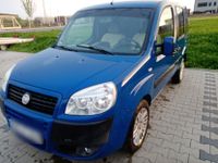 Fiat Doblo Mehrzweck 5 Sitzer blau Hecktüren AHK TÜV 9/25 Bayern - Klingenberg am Main Vorschau