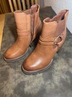 Tamaris Stiefelette Braun Cognac Größe 36 Absatz 10 cm Saarland - Riegelsberg Vorschau