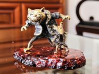 Katze und Maus Gangster Bande Bronzefigur Statuette Bernstein 142 Rheinland-Pfalz - Koblenz Vorschau