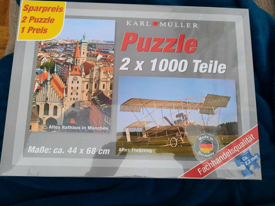 Puzzle 2x1000 Altes Rathaus in München / Altes Flugzeug in Hessen - Trebur  | Weitere Spielzeug günstig kaufen, gebraucht oder neu | eBay Kleinanzeigen  ist jetzt Kleinanzeigen