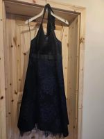 Satin Neckholder Kleid dunkelblau Sachsen - Auerbach (Vogtland) Vorschau