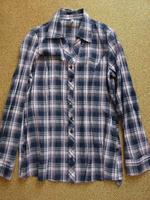 Bluse kariert Damen rosa/blau/weiß Gr. 40 Multiblu Jeans Fritz Hessen - Bad Vilbel Vorschau