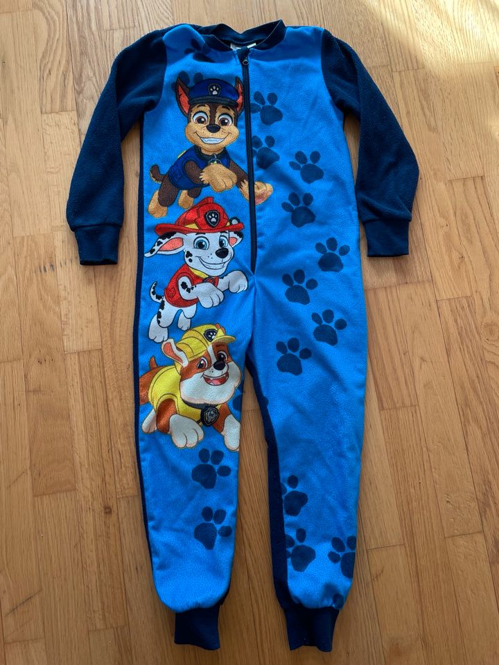 Paw Patrol Fleece Anzug Overall Schlafanzug Hausanzug 110/116 in Holzkirchen