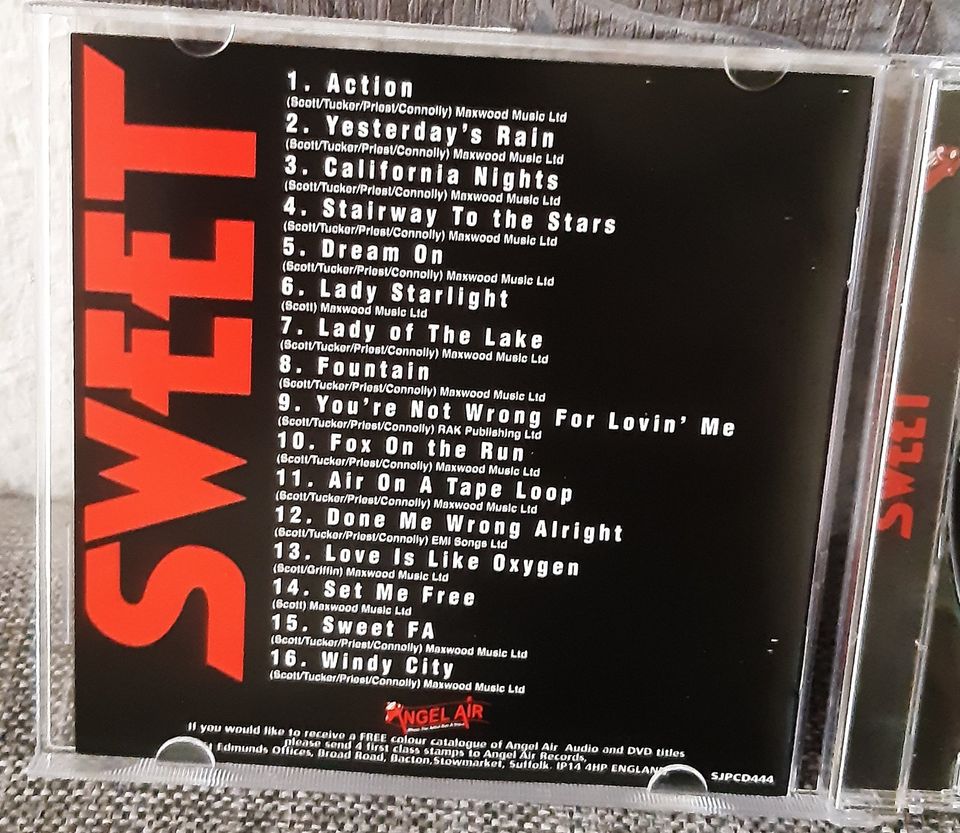 The Sweet Level Headed Tour Rehearsals 1977 CD Rare !!!!! in Berlin