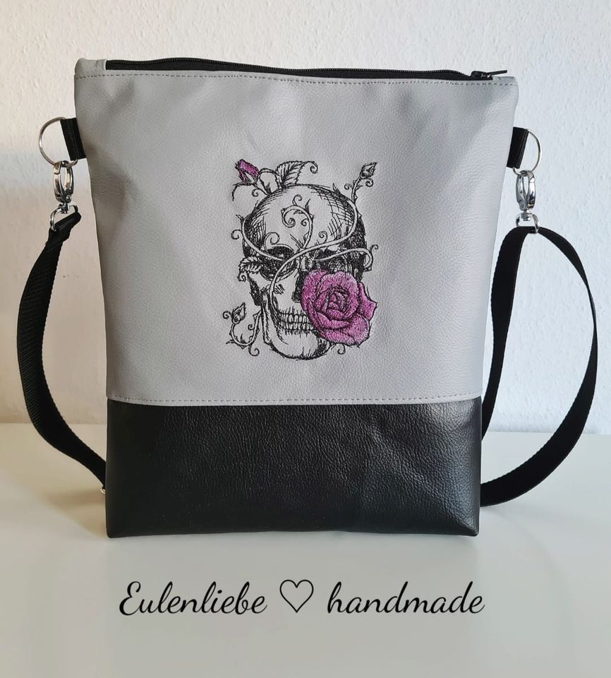 Tasche/Umhängetasche handmade NEU Anker ⚓️ Eule Pusteblume Spruch in Leipzig