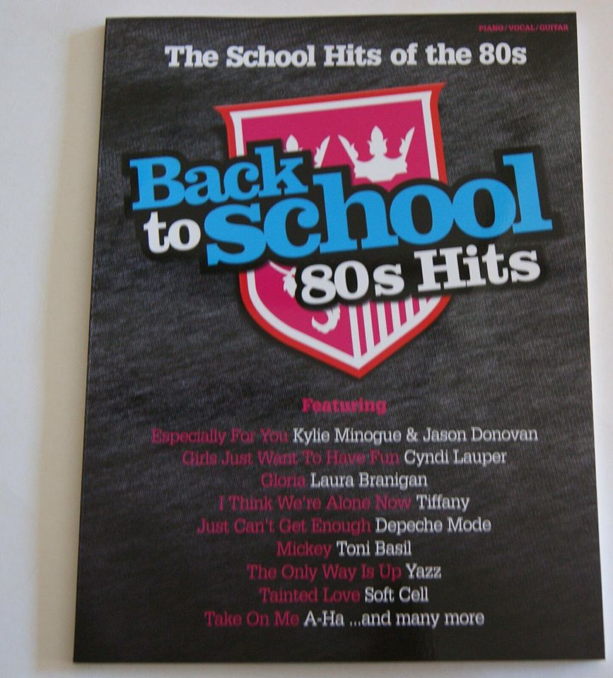 Back to School 80s Hits Songbook Piano Vocal Guitar Klavier Noten in Norderstedt