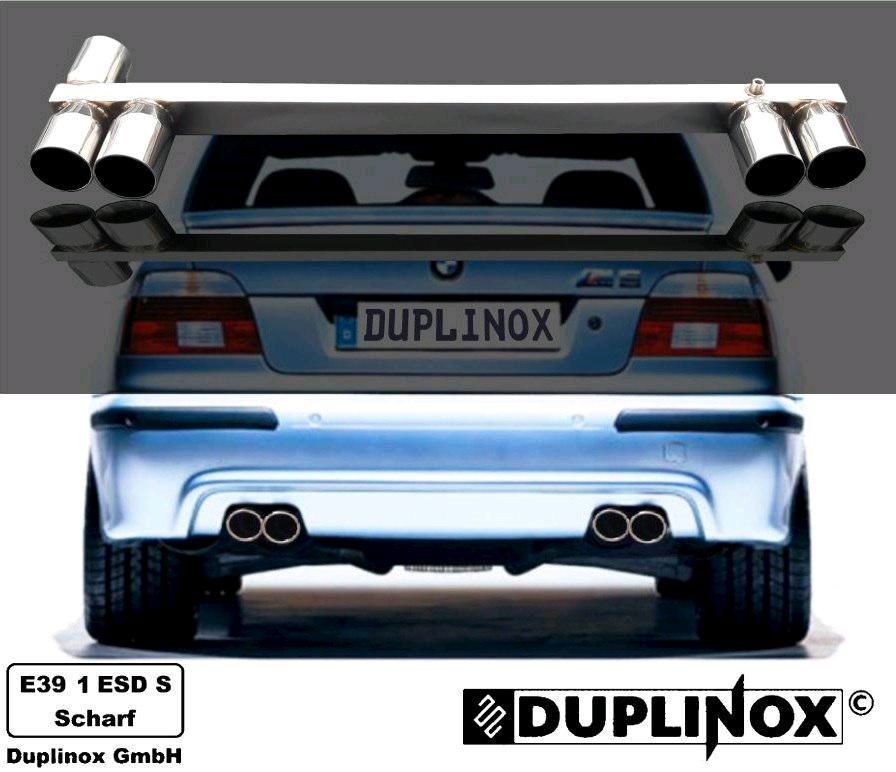 Duplinox BMW E60 / E61 Duplex Sport Auspuff M5 Optik in Weiden (Oberpfalz)