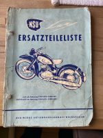 NSU Lux Ersatzteile Liste Niedersachsen - Hinte Vorschau